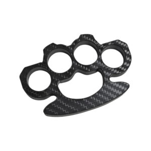 Carbon Fiber Four-Finger Knuckle Duster – Lightweight Self-Defense & Survival Gear