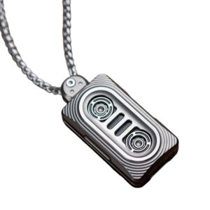 WANERSEN Tape Machine Fidget Slider – Titanium Alloy EDC Toy & Pendant