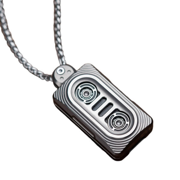 WANERSEN Tape Machine Fidget Slider – Titanium Alloy EDC Toy & Pendant