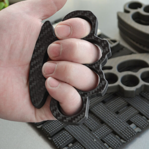 Carbon Fiber Four-Finger Knuckle Duster – Lightweight Self-Defense & Survival Gear - Image 5
