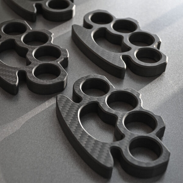 Carbon Fiber Four-Finger Knuckle Duster – Lightweight Self-Defense & Survival Gear - Image 7