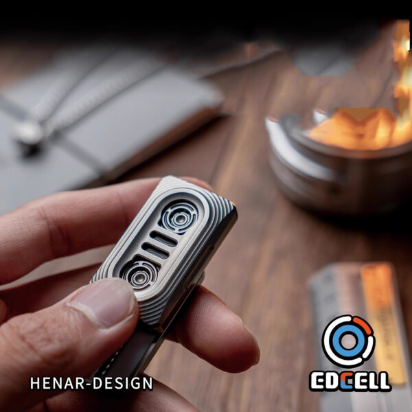 WANERSEN Tape Machine Fidget Slider – Titanium Alloy EDC Toy & Pendant - Image 8
