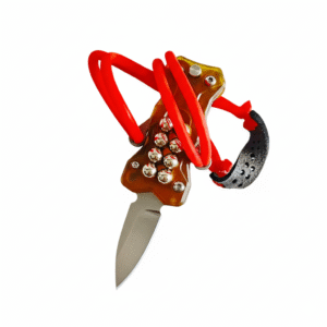 3-in-1 EDC Tool PEI Multifunctional Slingshot Folding Knife